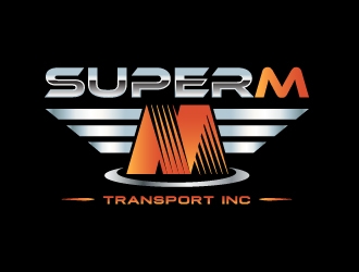 Super M Transport Inc logo design by Marianne