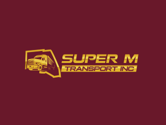 Super M Transport Inc logo design by mazyo2x