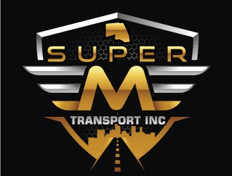 Super M Transport Inc logo design by Suvendu