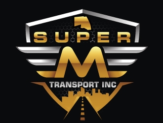 Super M Transport Inc logo design by Suvendu