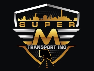 Super M Transport Inc logo design by Suvendu
