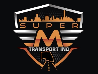 Super M Transport Inc logo design by Suvendu