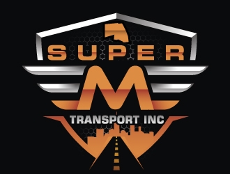 Super M Transport Inc logo design by Suvendu