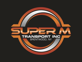 Super M Transport Inc logo design by ekitessar