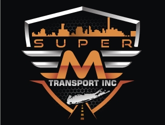 Super M Transport Inc logo design by Suvendu
