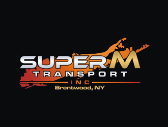 Super M Transport Inc logo design by Rizqy