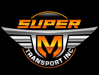 Super M Transport Inc logo design by THOR_