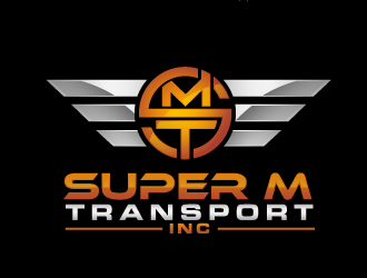 Super M Transport Inc logo design by THOR_