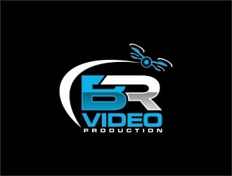 BR video production  VIDEO PRODUCTION Logo Design