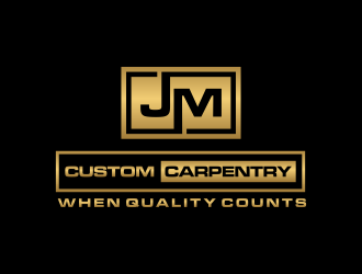 JM Custom Carpentry logo design by Franky.