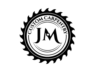 JM Custom Carpentry logo design by MonkDesign