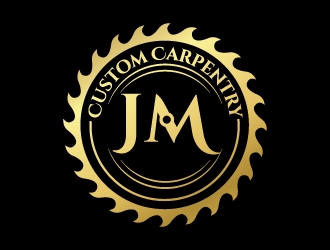 JM Custom Carpentry logo design by MonkDesign