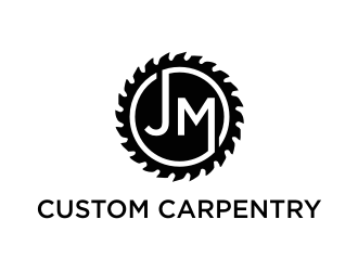JM Custom Carpentry logo design by Sheilla
