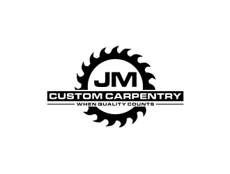 JM Custom Carpentry logo design by johana