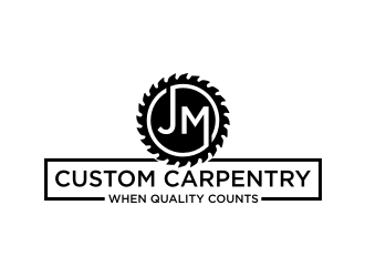 JM Custom Carpentry logo design by Sheilla