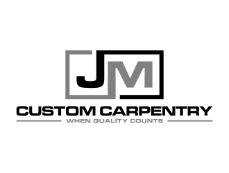 JM Custom Carpentry logo design by p0peye