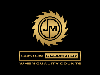 JM Custom Carpentry logo design by Franky.