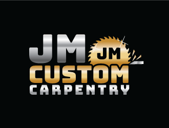 JM Custom Carpentry logo design by CuteCreative