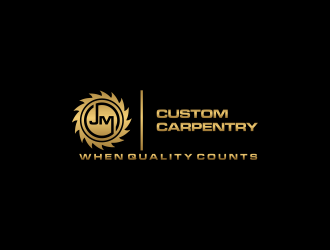JM Custom Carpentry logo design by Franky.