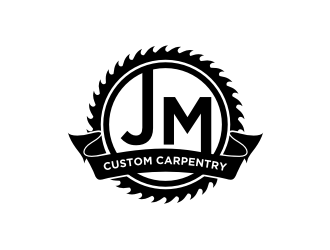 JM Custom Carpentry logo design by hopee