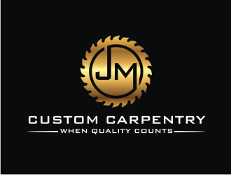 JM Custom Carpentry logo design by Sheilla