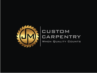 JM Custom Carpentry logo design by Sheilla