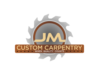 JM Custom Carpentry logo design by Purwoko21