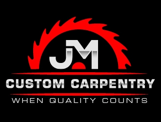 JM Custom Carpentry logo design by pambudi