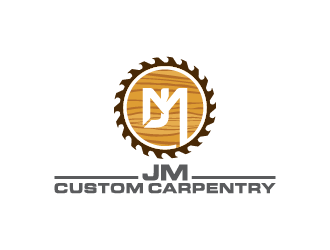 JM Custom Carpentry logo design by Andri