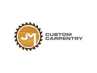 JM Custom Carpentry logo design by Andri