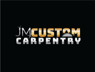 JM Custom Carpentry logo design by CuteCreative