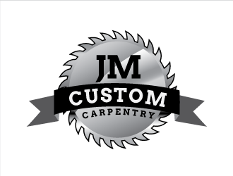 JM Custom Carpentry logo design by CuteCreative