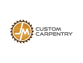 JM Custom Carpentry logo design by Andri