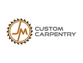 JM Custom Carpentry logo design by Andri