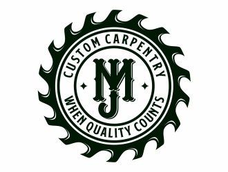 JM Custom Carpentry logo design by Alfatih05