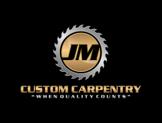 JM Custom Carpentry logo design by scolessi