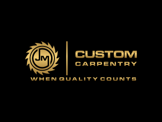 JM Custom Carpentry logo design by Franky.