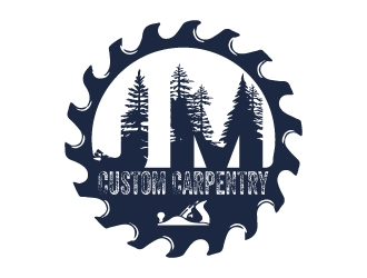 JM Custom Carpentry logo design by AYATA