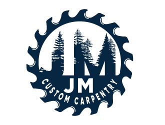 JM Custom Carpentry logo design by AYATA