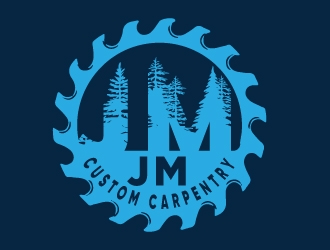 JM Custom Carpentry logo design by AYATA