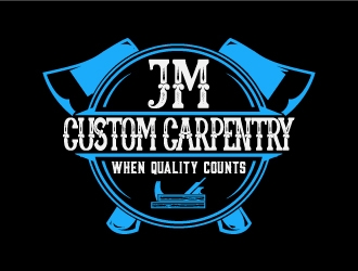 JM Custom Carpentry logo design by AYATA