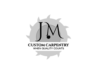 JM Custom Carpentry logo design by twomindz