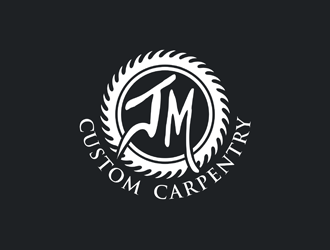 JM Custom Carpentry logo design by Rizqy