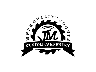 JM Custom Carpentry logo design by CreativeKiller