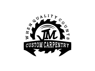 JM Custom Carpentry logo design by CreativeKiller
