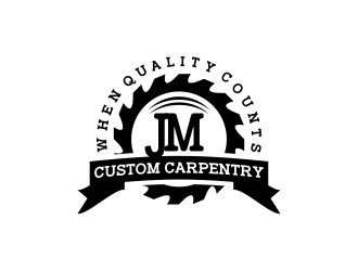 JM Custom Carpentry logo design by CreativeKiller