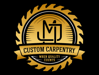 JM Custom Carpentry logo design by akilis13