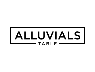 Alluvials Table logo design by p0peye