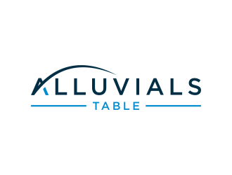 Alluvials Table logo design by p0peye