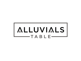 Alluvials Table logo design by asyqh